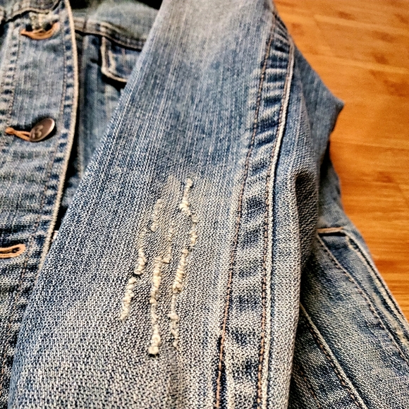 Nordstrom Rubbish Distressed Jean Jacket - Picture 6 of 8